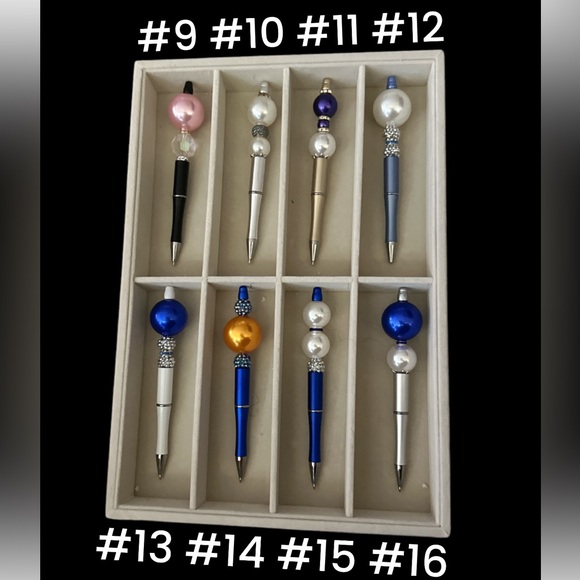 Handcrafted Beaded Ink Pen - Picture 2 of 3